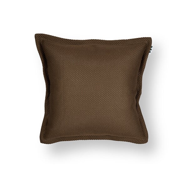 SOO  SANTAI - Coussin piscine flottant 65 × 65 × 25 cm intérieur / extérieur SANS billes de polystyrène – Brun (CF6565-5) - large