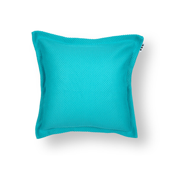 SOO  SANTAI - Coussin piscine flottant 65 × 65 × 25 cm intérieur / extérieur SANS billes de polystyrène – Bleu (CF6565-4) - large