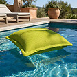 SOO  SANTAI - Coussin piscine flottant 65 × 65 × 25 cm intérieur / extérieur SANS billes de polystyrène – Vert (CF6565-2) - vignette