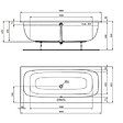 IDEAL STANDARD - Baignoire droite 180 x 80 i.life Duo - vignette