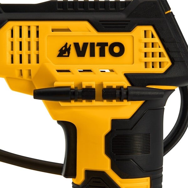 VITO - Compresseur d'air sans fil Batterie 20V - Pistolet Compresseur portatif Haute Pression 7 Bars Écran Digital et LED VITO - large