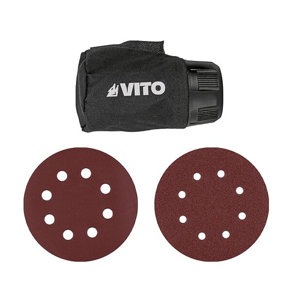 VITO - Ponceuse Excentrique Orbitale 125mm sans fil 20V Lithium LI Sans Batterie ni chargeur VITO - large