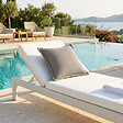 SOO  SANTAI - Coussin piscine flottant 45 × 45 × 25 cm intérieur / extérieur SANS billes de polystyrène – Gris (SCF4545-1) - vignette
