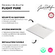 JACOB DELAFON - Receveur de douche 120 x 90 Flight Pure rectangle blanc - vignette