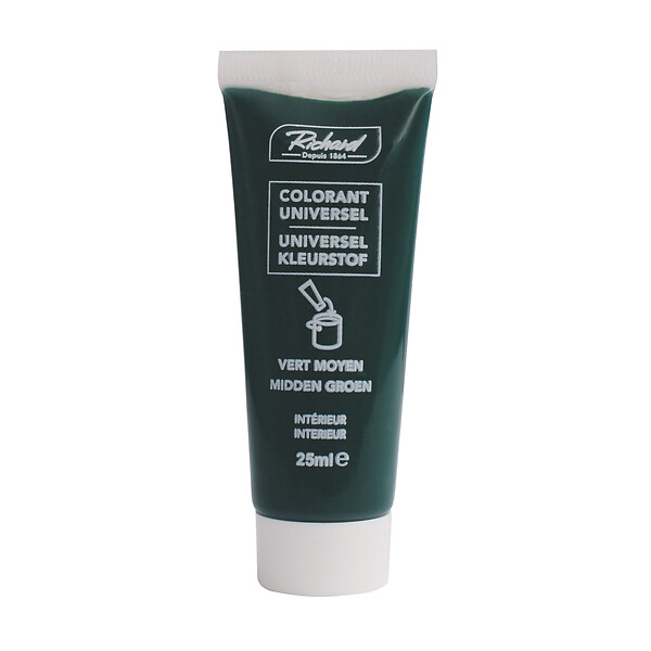 Colorant universel 25ml Vert moyen pour peinture - large