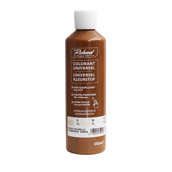 Colorant universel sienne naturelle 250ml - large
