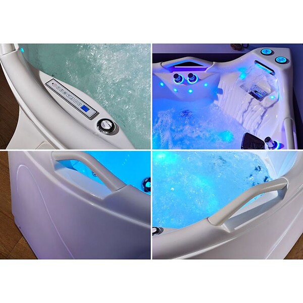 DISTRIBAIN - Baignoire balnéo angle Love story 42 jets - large