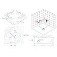 DISTRIBAIN - Baignoire balnéo angle Love story 42 jets - vignette