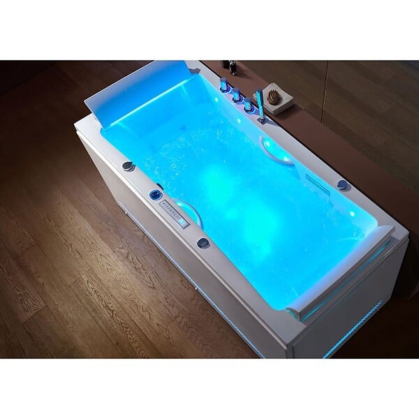 DISTRIBAIN - Baignoire balnéo Santa-fe 53 jets - large