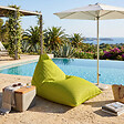 SOO  SANTAI - Pouf piscine XL flottant 140x120x90 cm extérieur piscine terrasse jardin SANS billes vert (LBF140120-2) - vignette