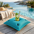SOO  SANTAI - Coussin bar piscine flottant avec porte-verres 75 × 75 × 25 cm extérieur SANS billes – Vert (PPF7575-2) - vignette