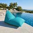 SOO  SANTAI - Pouf piscine XL flottant 140x120x90 cm extérieur piscine terrasse jardin SANS billes bleu (LBF140120-4) - vignette