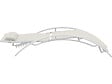 HABITAT ET JARDIN - Bain de soleil en aluminium "Beauty" - Phoenix - Ecru - Lot de 2 - vignette