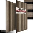TECTAKE - Panneaux acoustiques SONIC WALL aspect bois Chêne foncé - vignette