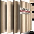 TECTAKE - Panneaux acoustiques SONIC WALL aspect bois Chêne clair - vignette
