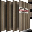 TECTAKE - Panneaux acoustiques SONIC WALL aspect bois Chêne foncé - vignette