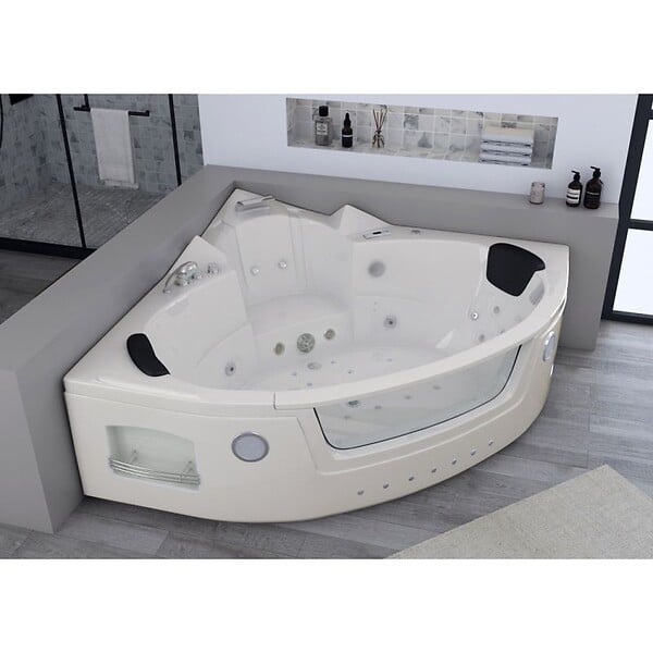 DISTRIBAIN - Baignoire balnéo Manhattan 38 jets Whirlpool - large