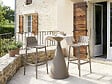 HABITAT ET JARDIN - Table et chaises hautes de bistrot empilables "Vaena" - 2 places - Taupe - vignette