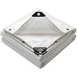 VOUNOT - Bâche de Protection en Polyéthylène resistant et impermeable 240g/m² blanche 3x4m - vignette