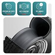 VOUNOT - Roue gonflable robuste 3.5-4 pour chariot brouette alesage 16mm 260x85mm metal - vignette