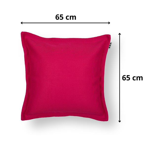 SOO  SANTAI - Coussin piscine flottant 65x65 cm rose – billes incluses (à remplir) – intérieur / extérieur (CF6565-3-SET) - large