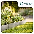 VOUNOT - Lot de 5 Bordure de jardin en métal galvanisé flexible 100x13cm - vignette