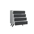 HABITAT ET JARDIN - Commode en bois "Suvera" - 70 x 40 x 86 cm - Blanc - vignette