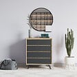 HABITAT ET JARDIN - Commode en bois "Suvera" - 70 x 40 x 86 cm - Marron - vignette