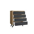 HABITAT ET JARDIN - Commode en bois "Suvera" - 70 x 40 x 86 cm - Marron - vignette