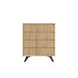 HABITAT ET JARDIN - Commode en bois "Suvera" - 70 x 40 x 86 cm - Marron clair - vignette