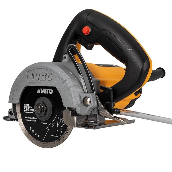 VITO - Scie à carrelage 1550W Disque 110mm Coupe 34mm Poignée souple VITO - large
