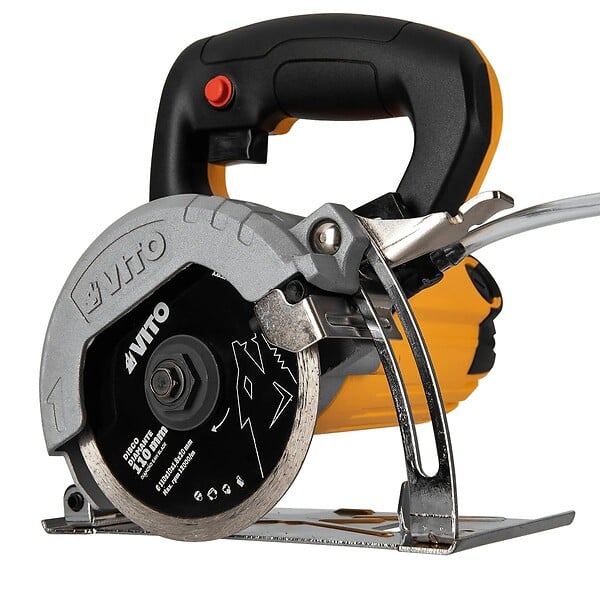 VITO - Scie à carrelage 1550W Disque 110mm Coupe 34mm Poignée souple VITO - large