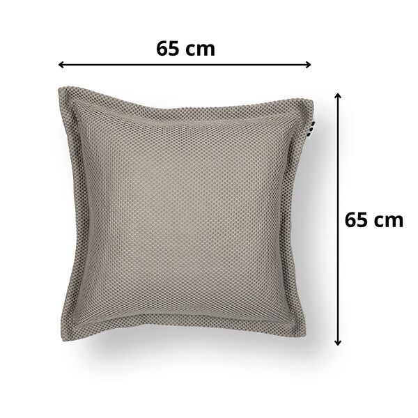SOO  SANTAI - Coussin piscine flottant 65x65 cm gris – billes incluses (à remplir) – intérieur / extérieur (CF6565-1-SET) - large