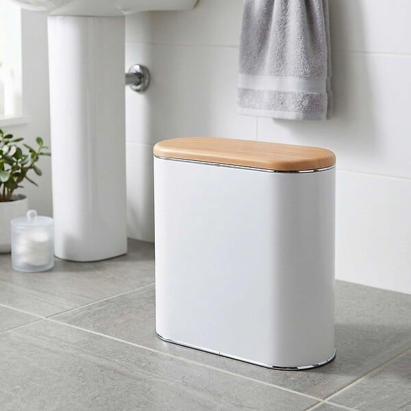 KITCHEN MOVE - Poubelle de salle de bain push ALDO 10L - large