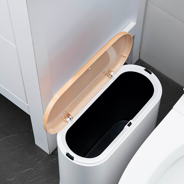 KITCHEN MOVE - Poubelle de salle de bain push ALDO 10L - large