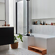 JACOB DELAFON - Pack baignoire bain douche 180 x 90  Neo version gauche + tablier - vignette