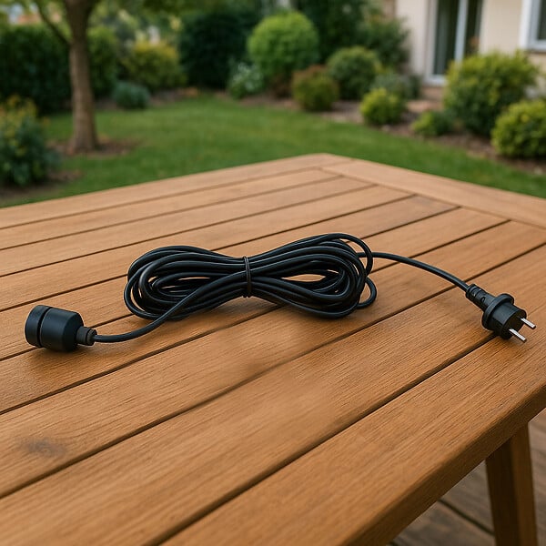 LUMISKY - Câble électrique extérieur à douille E27 ENNA 5M - large