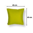 SOO  SANTAI - Coussin piscine flottant 45x45 cm vert – billes incluses (à remplir) – intérieur / extérieur (SCF4545-2-SET) - vignette