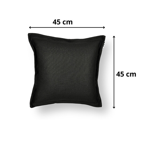 SOO  SANTAI - Coussin piscine flottant 45x45 cm noir – billes incluses (à remplir) – intérieur / extérieur (SCF4545-7-SET) - large