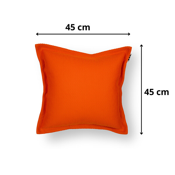 SOO  SANTAI - Coussin piscine flottant 45x45 cm brun – billes incluses (à remplir) – intérieur / extérieur (SCF4545-5-SET) - large
