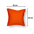 SOO  SANTAI - Coussin piscine flottant 45x45 cm brun – billes incluses (à remplir) – intérieur / extérieur (SCF4545-5-SET) - vignette