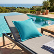 SOO  SANTAI - Coussin piscine flottant 45x45 cm bleu – billes incluses (à remplir) – intérieur / extérieur (SCF4545-4-SET) - vignette