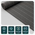 VOUNOT - Clôture en canisse PVC 100x500cm Anthracite - vignette