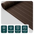 VOUNOT - Clôture en canisse PVC 100x500cm imitation osier marron - vignette