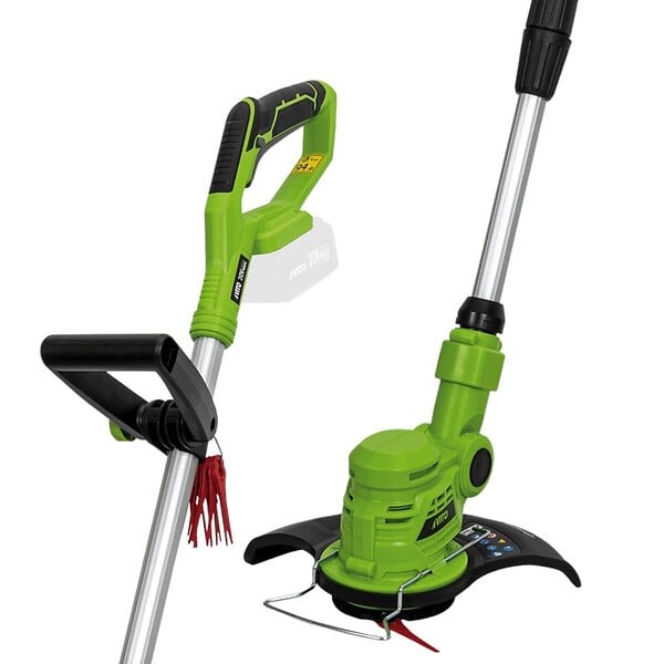 VITO - Coupe Bordure sans fil avec Batterie 20V 3.0AH + Chargeur + Jeu de 20 lames coupantes Mat télescopique VITO - large