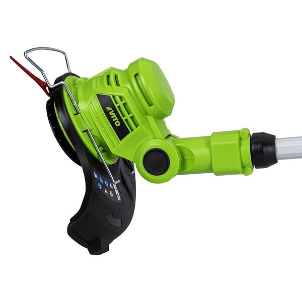 VITO - Coupe Bordure sans fil avec Batterie 20V 3.0AH + Chargeur + Jeu de 20 lames coupantes Mat télescopique VITO - large