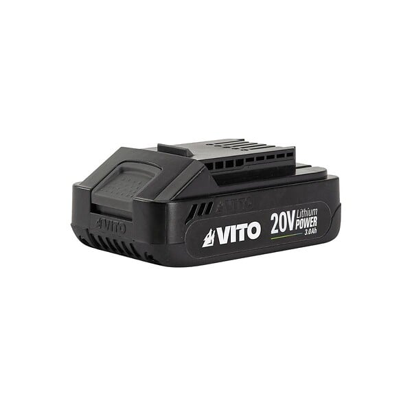 VITO - Coupe Bordure sans fil avec Batterie 20V 3.0AH + Chargeur + Jeu de 20 lames coupantes Mat télescopique VITO - large