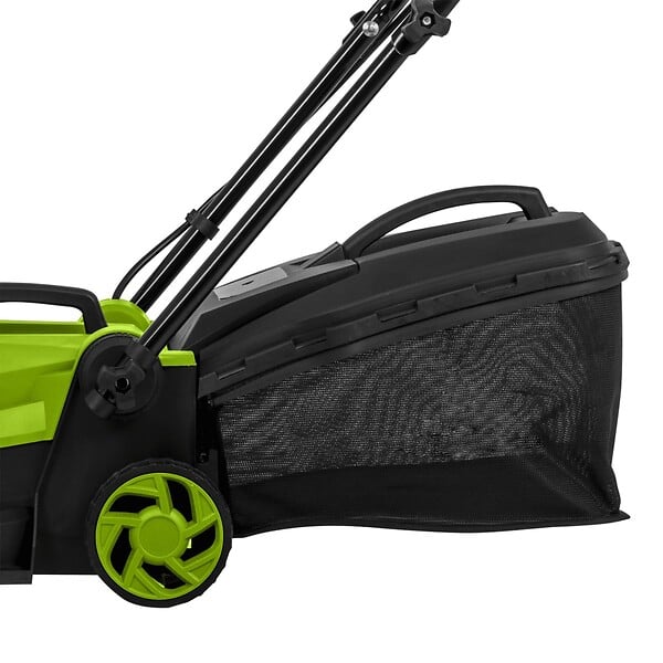 VITO - Tondeuse à gazon 300M2 - Batterie lithium 20V 4.0Ah Largeur de coupe 32 cm Bac 30L - 3 hauteurs réglables 25 à 45mm VITO - large