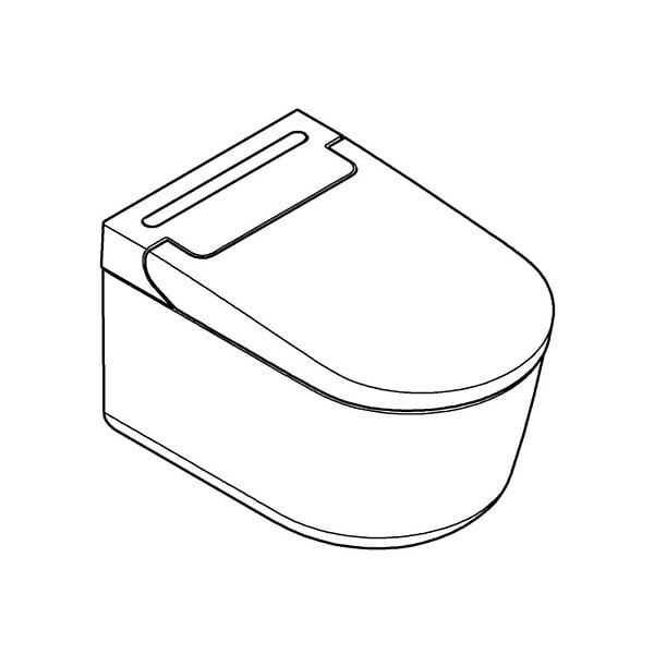 GROHE - Grohe Sensia WC lavant suspendu technologies SkinClean, blanc (G36507SH0) - large