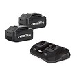 VITO - Pack 2 Batteries Lithium 20V 4.0Ah + Chargeur double Gamme sans fil LI VITO - vignette